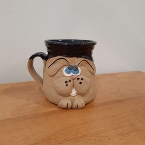 Pretty Ugly Mug Company Rabbit Pottery Mug Made in Wales